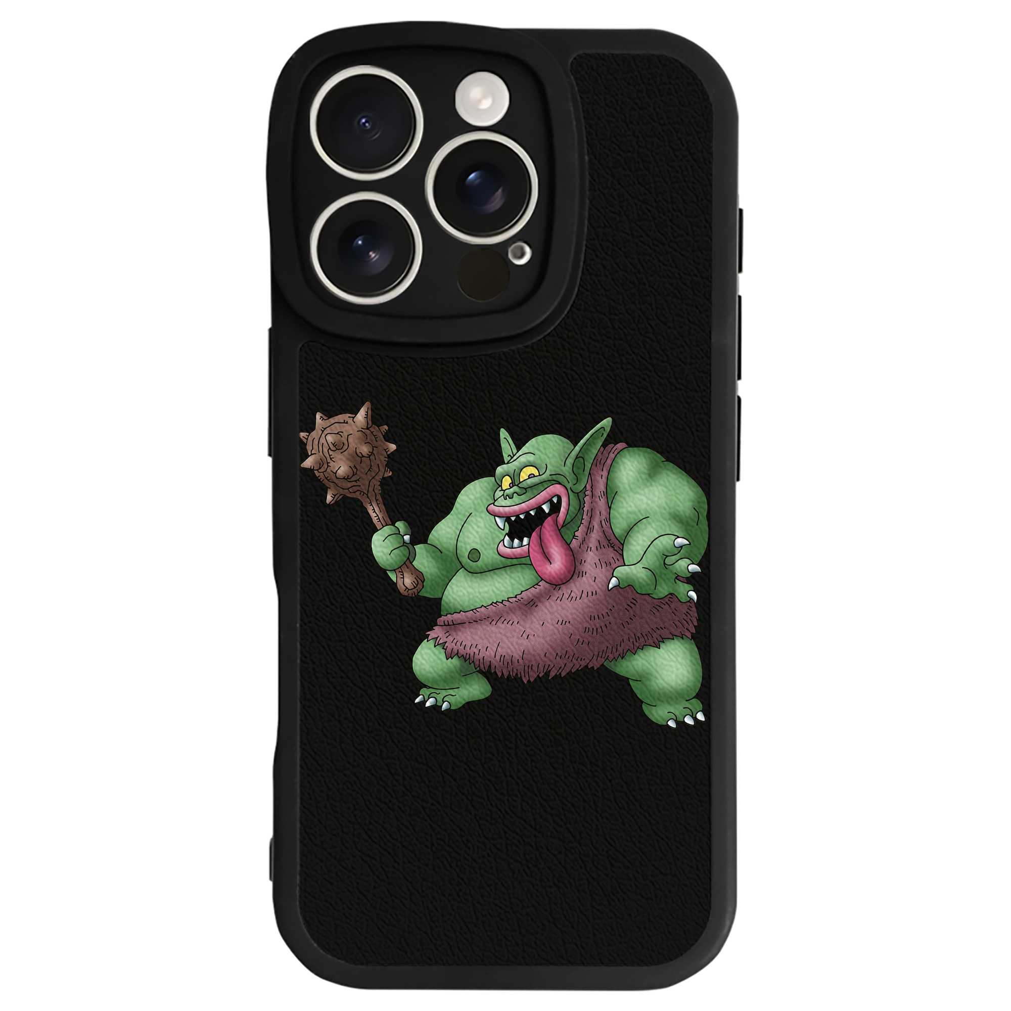 （画像用） ドラゴンクエスト Doragon Kuesuto Dragon Quest 【iPhone 16シリーズ対応】シリコンスマホケース（レザー調） 材質：シリコン
